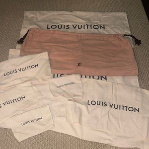 Louis Vuitton dust bags. Need gone. Make an offer!